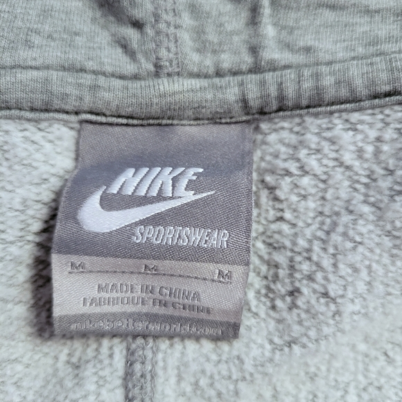 NIKE | RETRO GRAPHIC ZIPPERED FRONT HOODIE sport grey medium - Picture 11 of 13